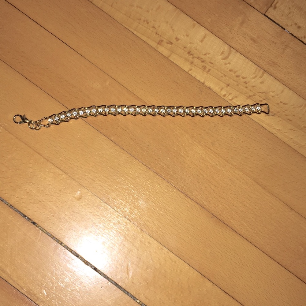 Diamond fitted bracelet